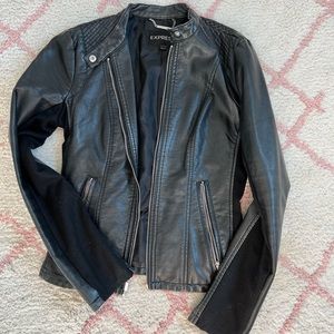 Express vegan leather jacket
